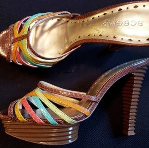 BCBG platform sandals
